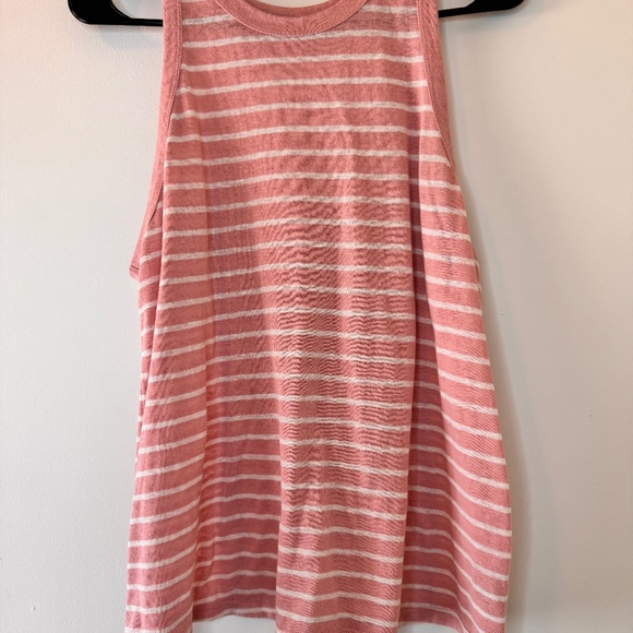 Womens A‎ New Day Pink & White Tank Top sz Large - Picture 1 of 7
